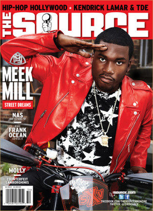Meek Mill on the Cover of Source Magazine.