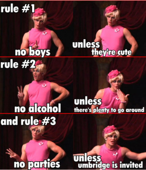 Oh and for the record, this is the only time you'll love Umbridge ...