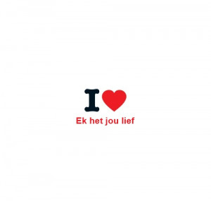 love you in Afrikaans