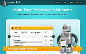 Quoterobot Proposal Template amp Quoting System for designers and