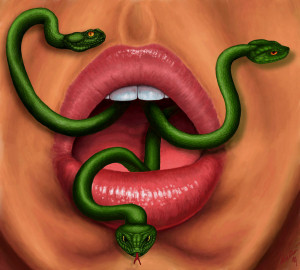 Words are dangerous serpents with venom, they can leave people with ...