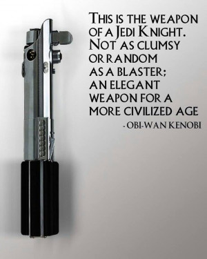Obi-Wan Kenobi quote #lightsaber