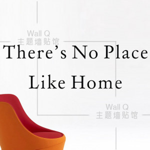 Do it ] There's No Place Like Home Fashion Quotes Wall stickers home ...