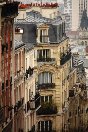 Balconies, Paris, France photo via ceann