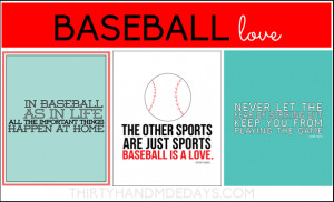 Baseball And Softball Couples Quotes 3 baseball printables from