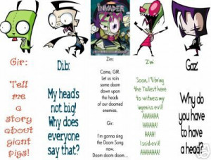 invader Zim quotes lol: Invaders Zim, Favorti Charactersmoviesshow ...