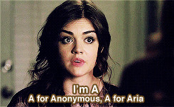 Clues that Aria is A - pretty-little-liars-tv-show Fan Art