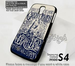 Hillsong United Oceans Lyric Design for Samsung Galaxy s4 Case by ...
