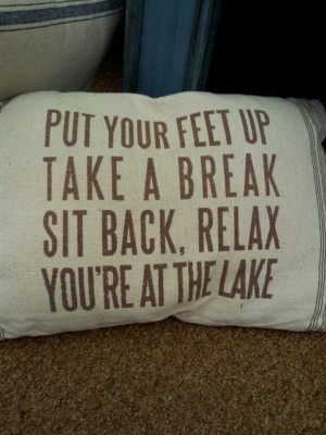 want this pillow for the lake house ...when I get a lake house.