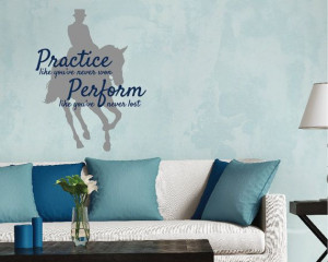 ... Decal Wall Quote Horse and Rider Horse Quote Horse Sticker Horse