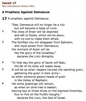 the Bible Predict Gods End Times Destruction of Syria and Is Prophecy ...