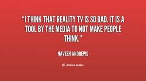 Famous Quotes About Reality TV