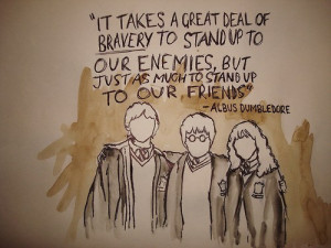 It takes a great deal of bravery... - harry-potter-vs-twilight Fan Art