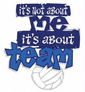 teamwork sayings volleyball