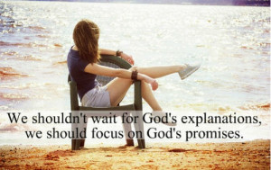Focus on God's promises