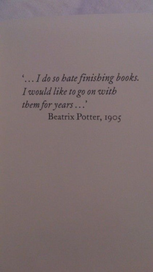 Beatrix Potter (sometimes with a really good one .... I will read only ...