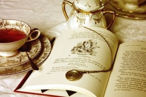 alice in wonderland, book, tea, teacup, vintage - inspiring picture on ...
