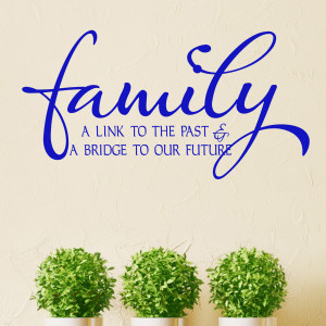 Family A Link To The Past Wall Sticker Quote Vinyl Decal Art