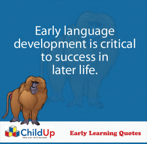 ChildUp Early Learning Quote #037 (Early Language Development)