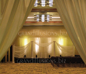 Wedding Ceremony with Columns