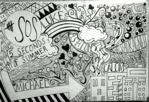 seconds of Summer Doodle 2 (unedited) by ChelseaDragneel