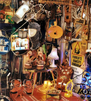 Laura Kikauka Clutter Corner Funny Farm