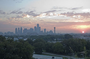 Dallas Texas Skyline Outline