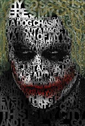 The Joker Quotes Poster Heath Ledger by CochiseMFC