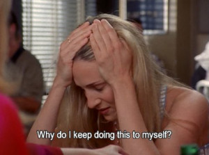 myself, quote, sarah jessica parker, sex and the city, subtitles