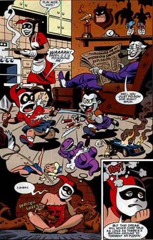 The Joker and Harley Quinn Mad Love- Harley's Dream