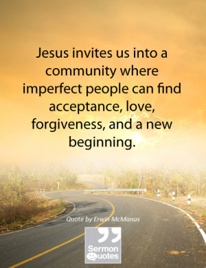 Jesus invites us into His community