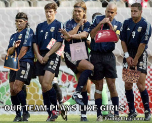 our soccer team plays like girls tags funny pictures soccer