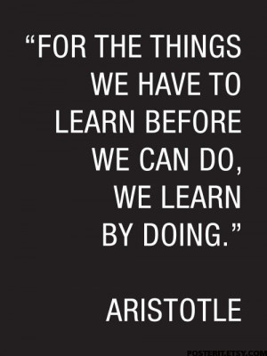 Aristotle Quote Poster 