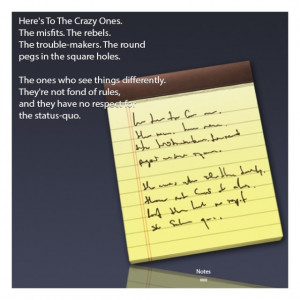 ... Lion’s New Notes App Contains Hidden Tribute To Famous Apple Ad