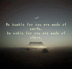 Motivational Quote on Noble and Humble