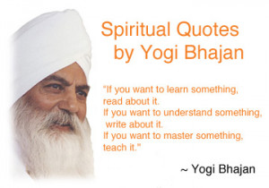 Spiritual Quotes by Yogi Bhajan