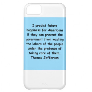 thomas jefferson quote iPhone 5C cases
