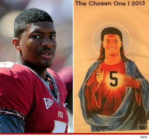 Shades of Tim Tebow on the campus of Florida State -- where someone is ...
