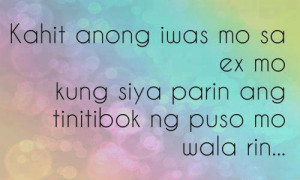 Ex Gf and Ex Bf Tagalog Love Quotes