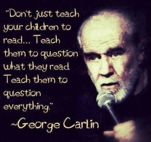 From FB Women's Rights News George Carlin Quote