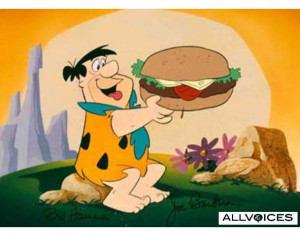fred flintstone is the husband of wilma and the father of cute little ...