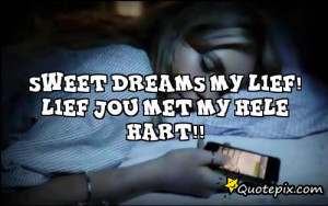 sweet dreams love quotes
