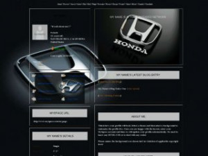 honda logo - Honda Logos MySpace Layout