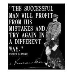The successful man will profit... poster