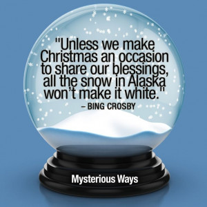BingCrosby #quotes #Christmas #snow