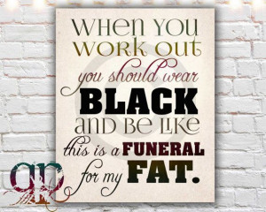 workout poster, workout quote, printable quote, motivational poster ...
