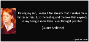 quotes about having a son