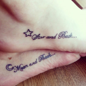 Mother Daughter tattoo. We've said 