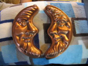 Pair of old German made copper molds: German Mad Copper, Copper Jello ...