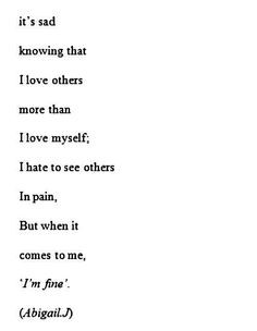 Fine, Poems, Im Fine, Quotes Depression Suicide Self, I M Fine ...